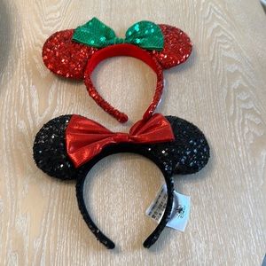 Disney Mickey Mouse Ears 2 pairs